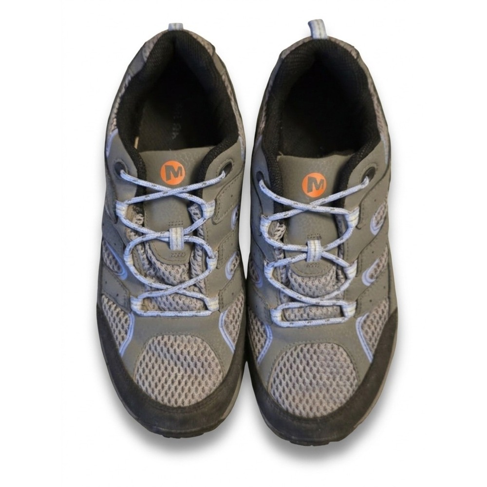 Merrell Alverstone Hiking Shoes Women's Size 5.5 Gray Blue Waterproof Low Top